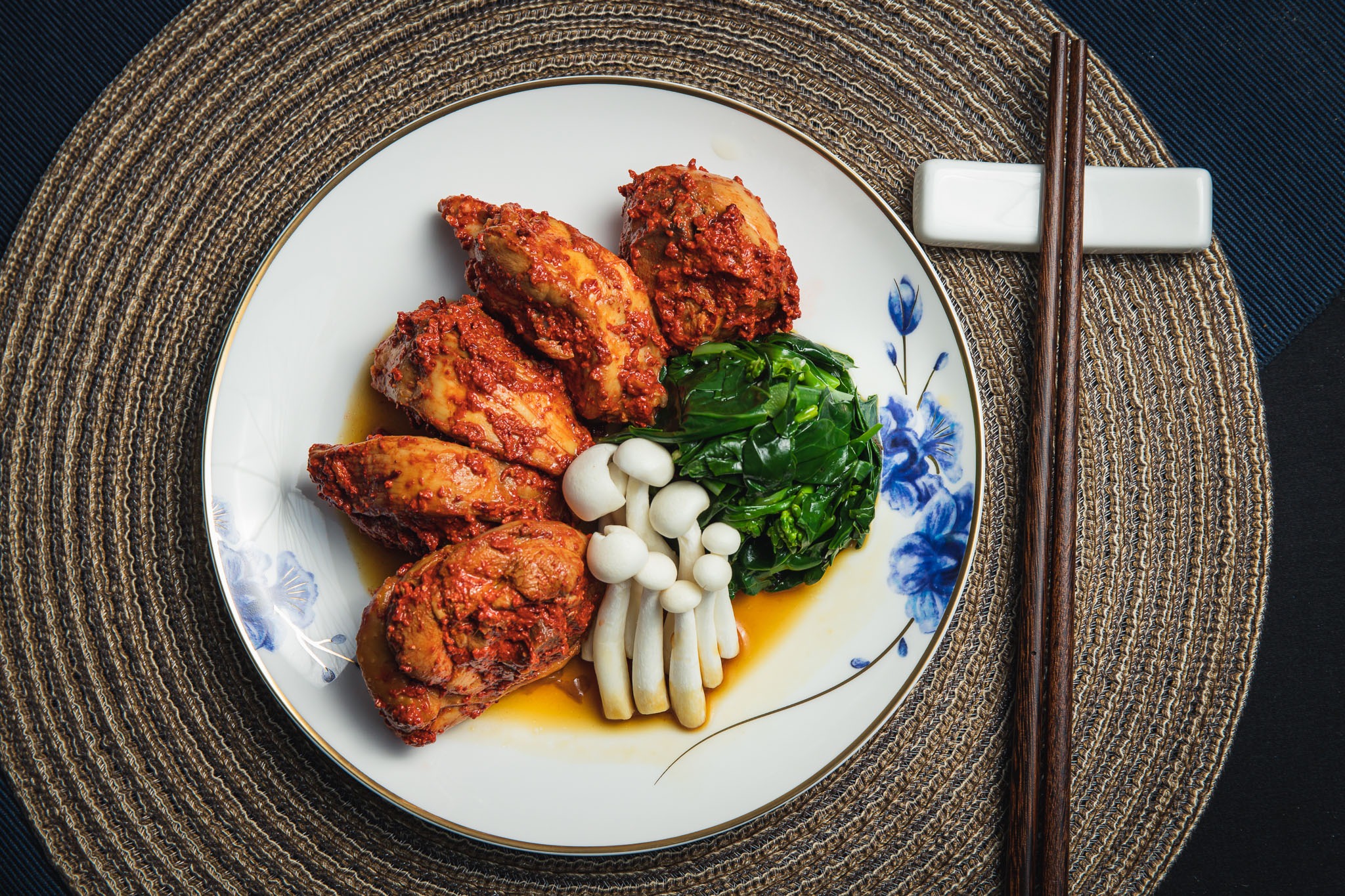 Hong Zao Red Glutinous Rice Chicken